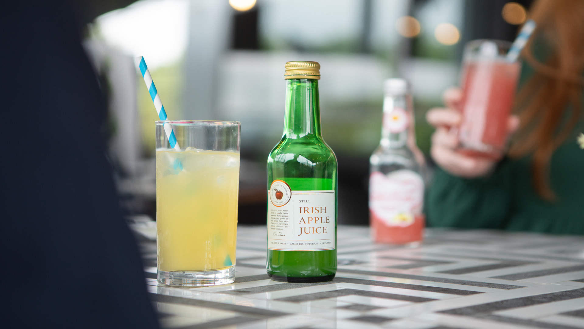 Pavilion   apple juice on table www.talbothotelclonmel.ie